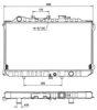 NRF 506502 Radiator, engine cooling